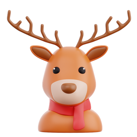 Raindeer  3D Icon