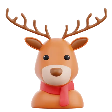 Raindeer  3D Icon