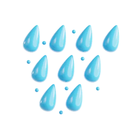 Raindrop  3D Icon
