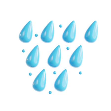 Raindrop  3D Icon