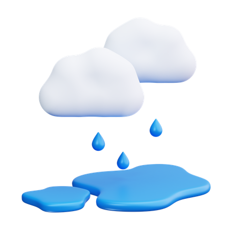 Raindrop  3D Icon