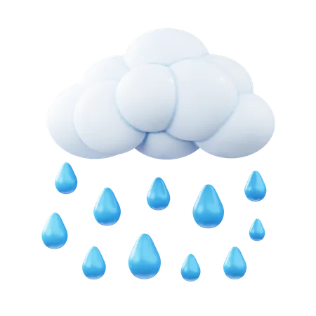 Raindrop  3D Icon