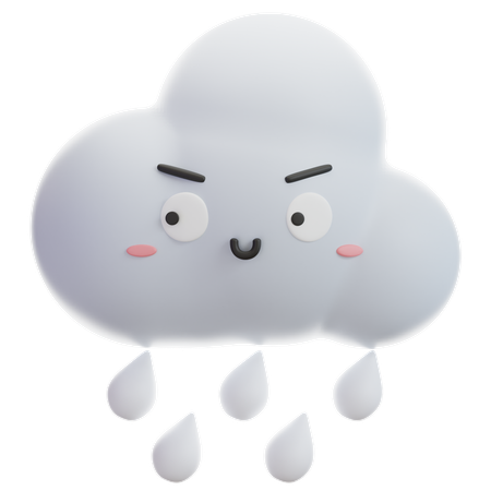 Rainfall  3D Icon