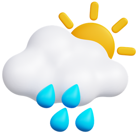 Rainfall  3D Icon