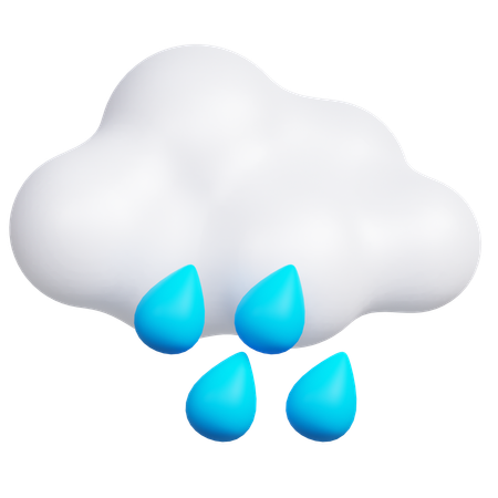 Rainfall  3D Icon