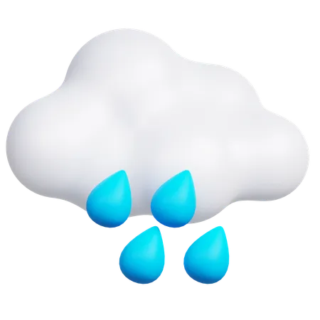 Rainfall  3D Icon