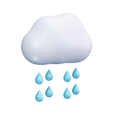 Rainfall  3D Icon