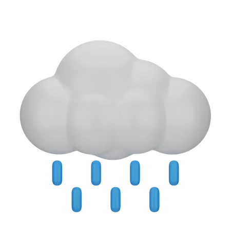 Rainfall  3D Icon