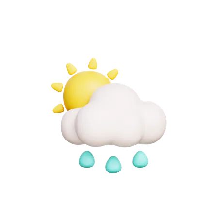 Rainfall  3D Icon