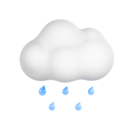 Rainfall  3D Icon