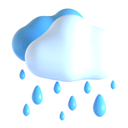 Rainfall  3D Icon
