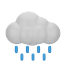 rainfall emoji 3d