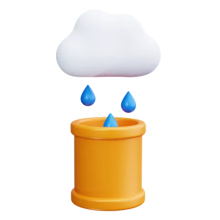 Rainfall Gauge  3D Icon