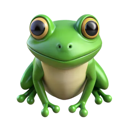 Rainforest Frog  3D Icon