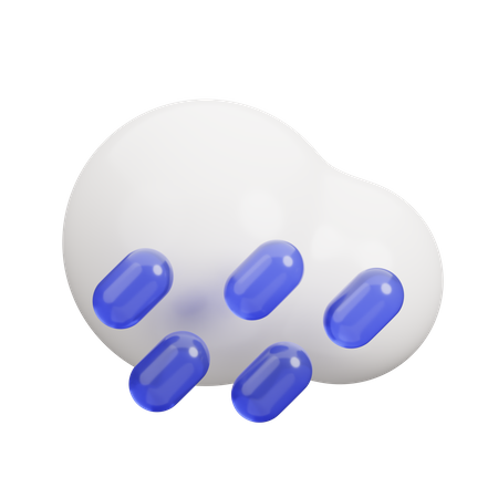 Raining Weather  3D Icon
