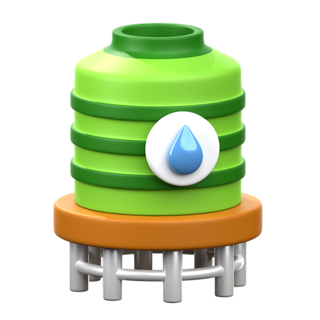 Rainwater Tank  3D Icon