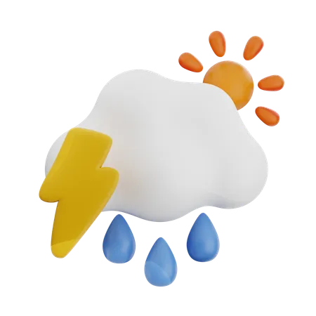 Rainy Day  3D Icon