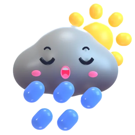 Rainy Day  3D Icon