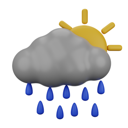 Rainy Day  3D Icon