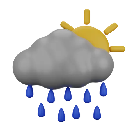 Rainy Day  3D Icon