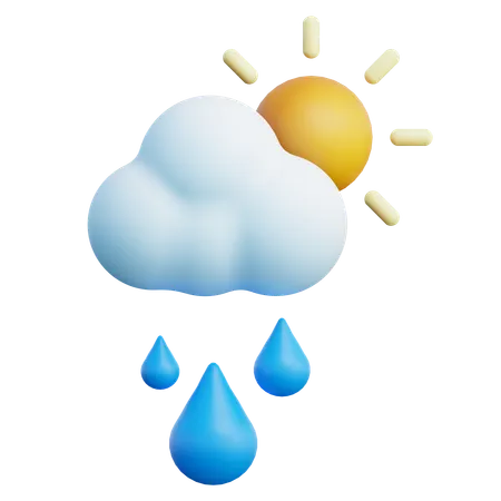 Rainy Day  3D Icon
