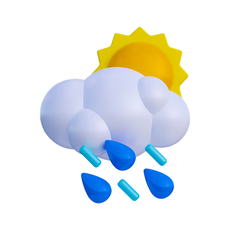 Rainy Day  3D Icon