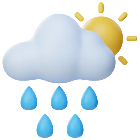 Rainy Day  3D Icon