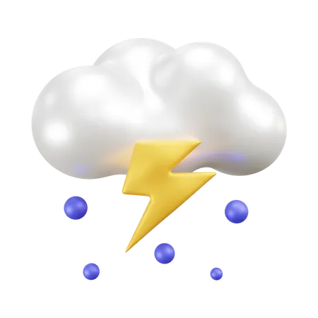 Rainy weather  3D Icon