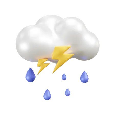 Rainy weather  3D Icon