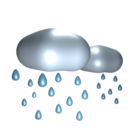 Rainy Weather  3D Icon