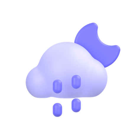 Rainy Weather  3D Icon