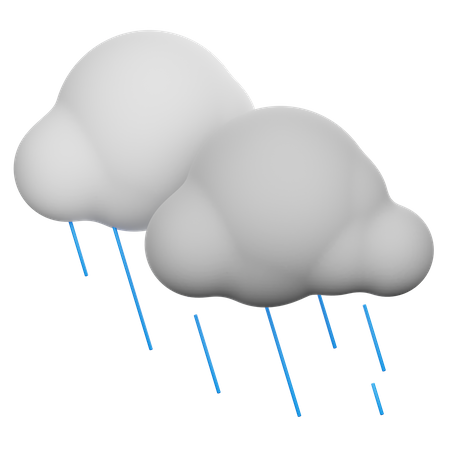 Rainy Weather  3D Icon