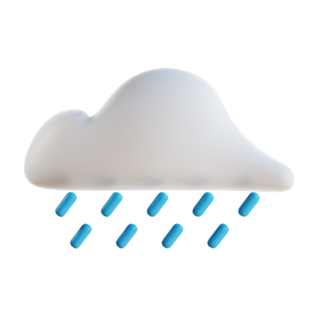 Rainy Weather  3D Icon