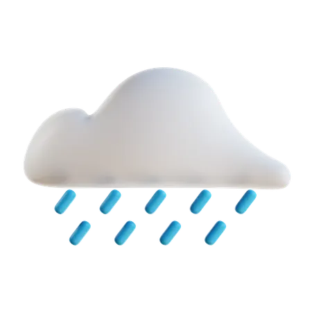 Rainy Weather  3D Icon