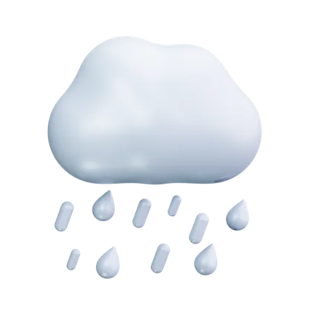 Rainy Weather  3D Icon