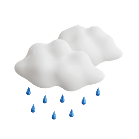 Rainy Weather  3D Icon