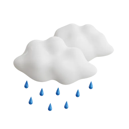 Rainy Weather  3D Icon