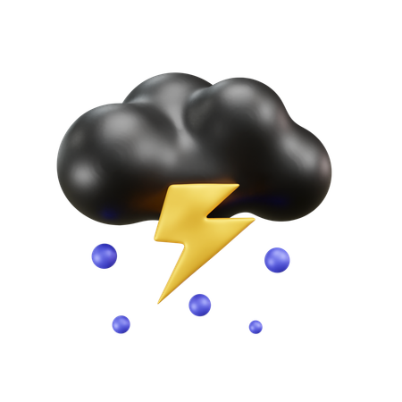 Rainy Weather  3D Icon