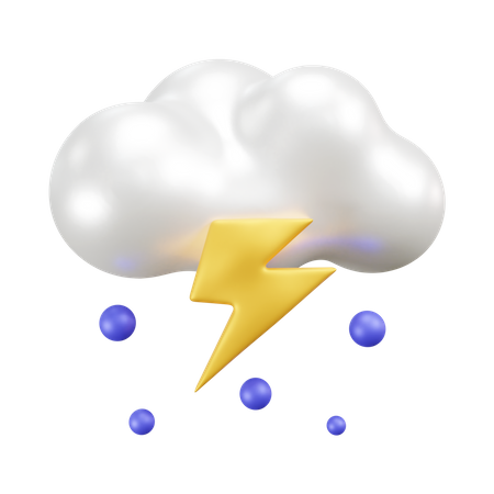 Rainy weather  3D Icon