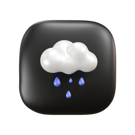 Rainy Weather  3D Icon