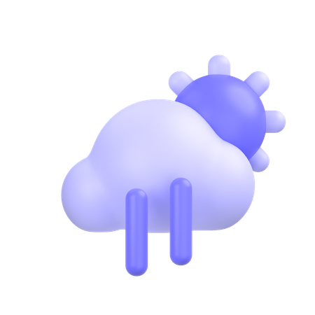Rainy Weather  3D Icon