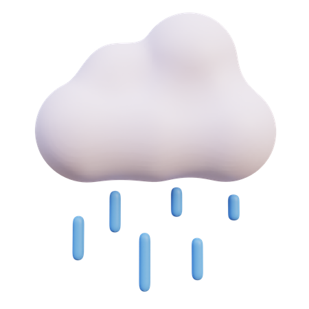 Rainy Weather  3D Icon