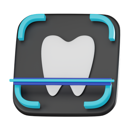 Radiografia dentária  3D Icon