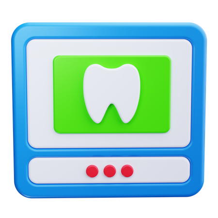 Radiografia dentária  3D Icon