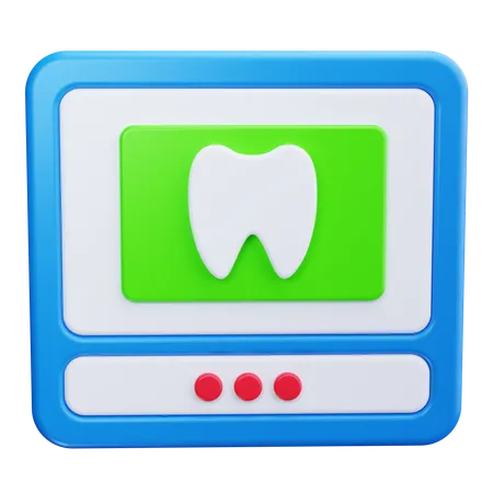 Radiografia dentária  3D Icon