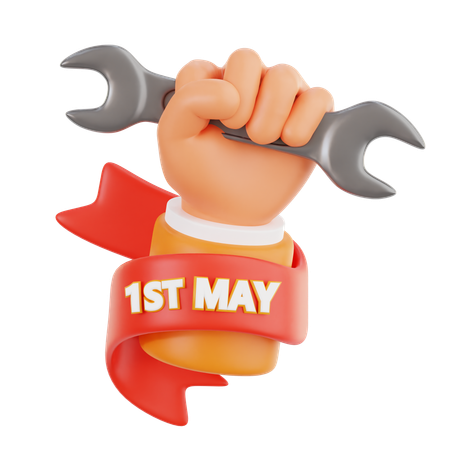 Raised Fist  3D Icon