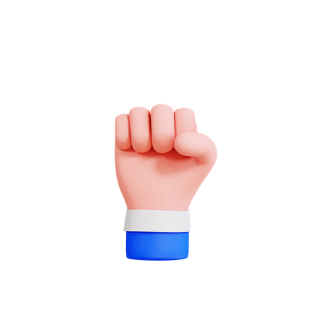 Raised Fist  3D Icon