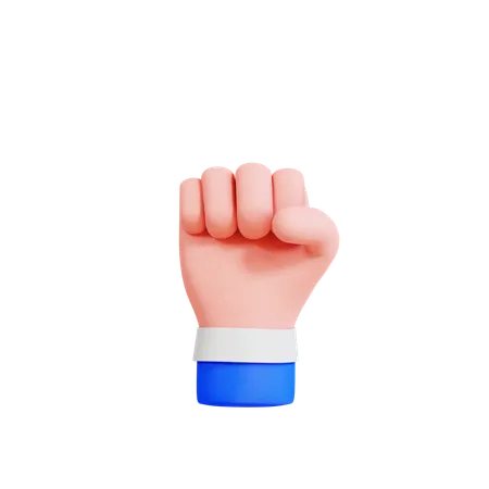 Raised Fist  3D Icon