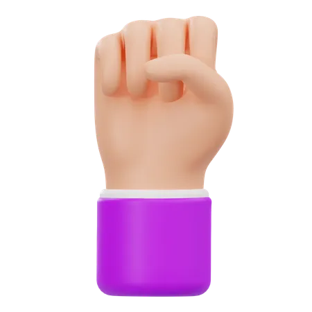 Raised Fist  3D Icon