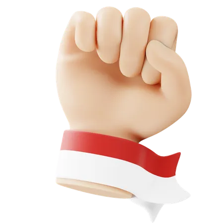 Raised Fist  3D Icon